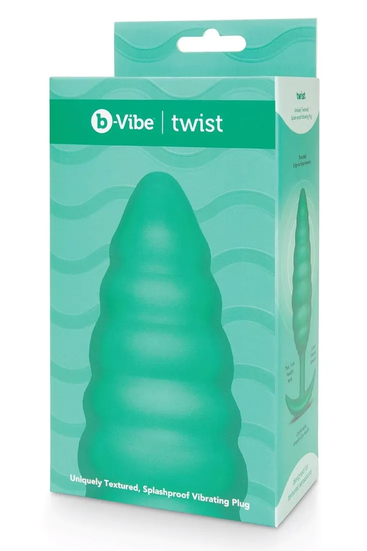 b-vibe-twist-texture-plug-green