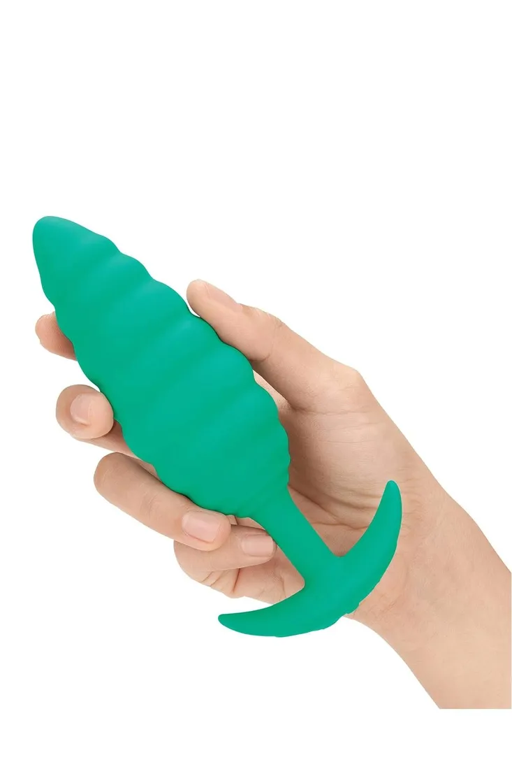 b-vibe-twist-texture-plug-green