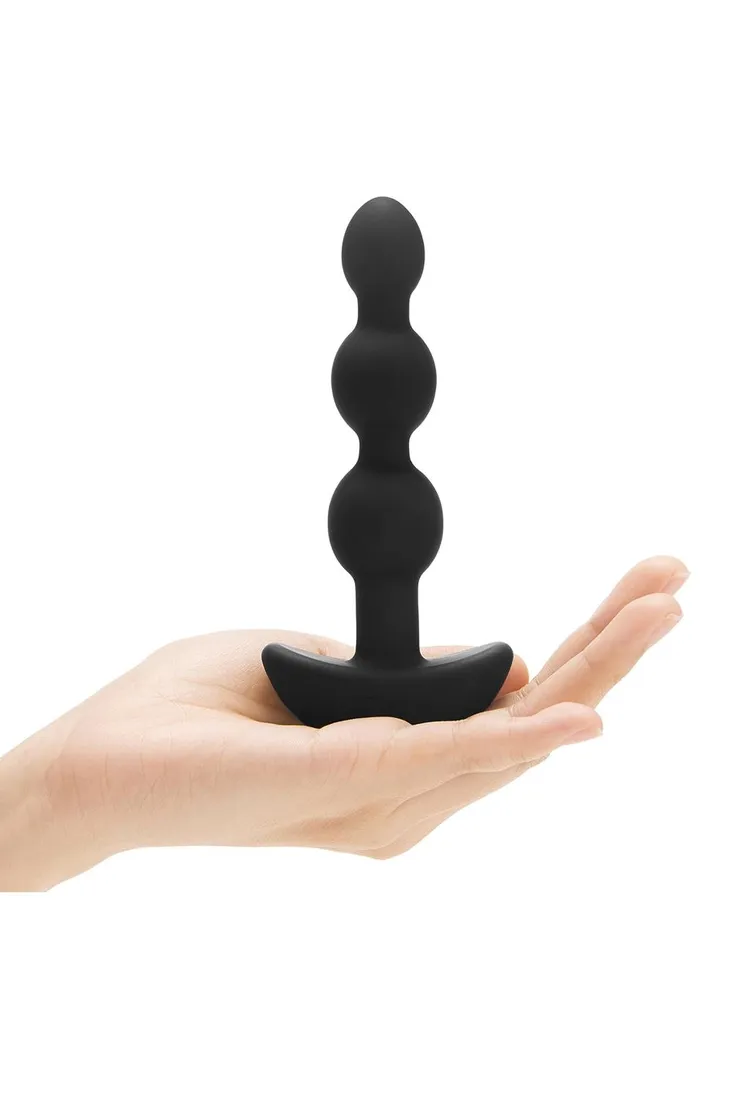 b-vibe-triplet-anal-beads-black