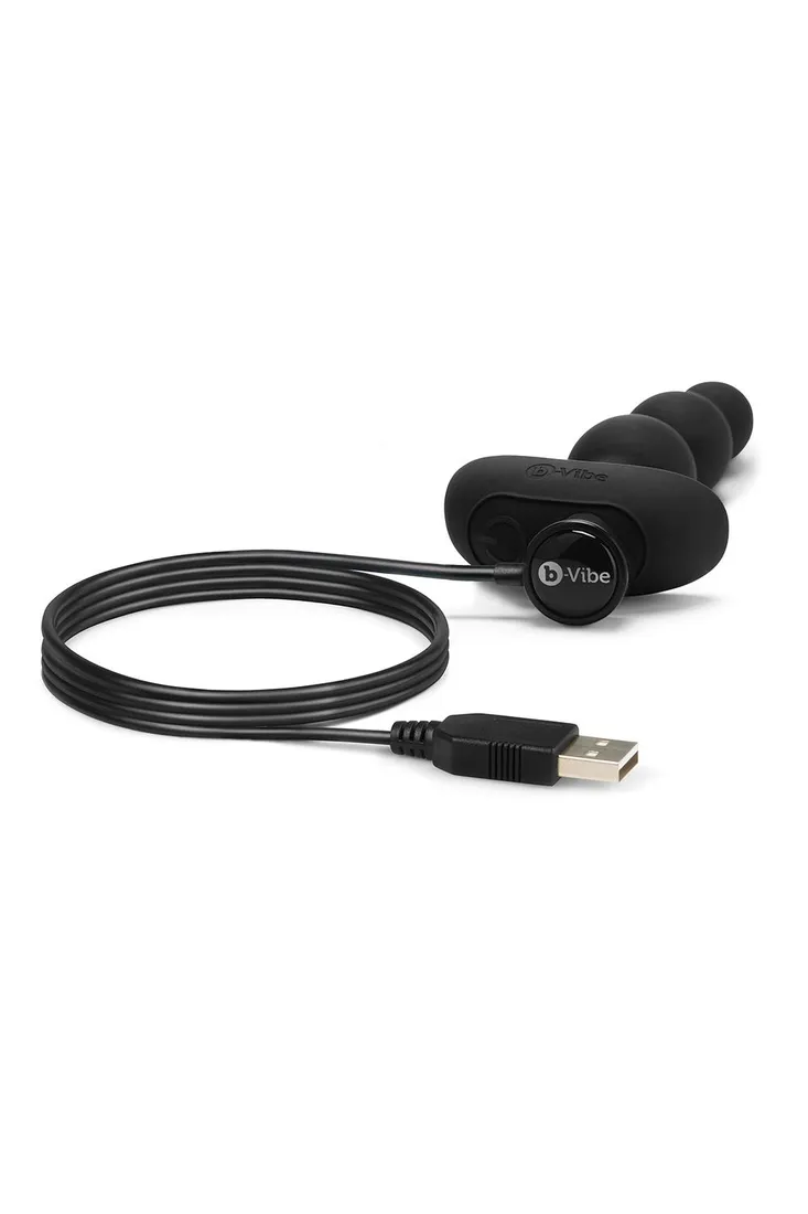 b-vibe-triplet-anal-beads-black