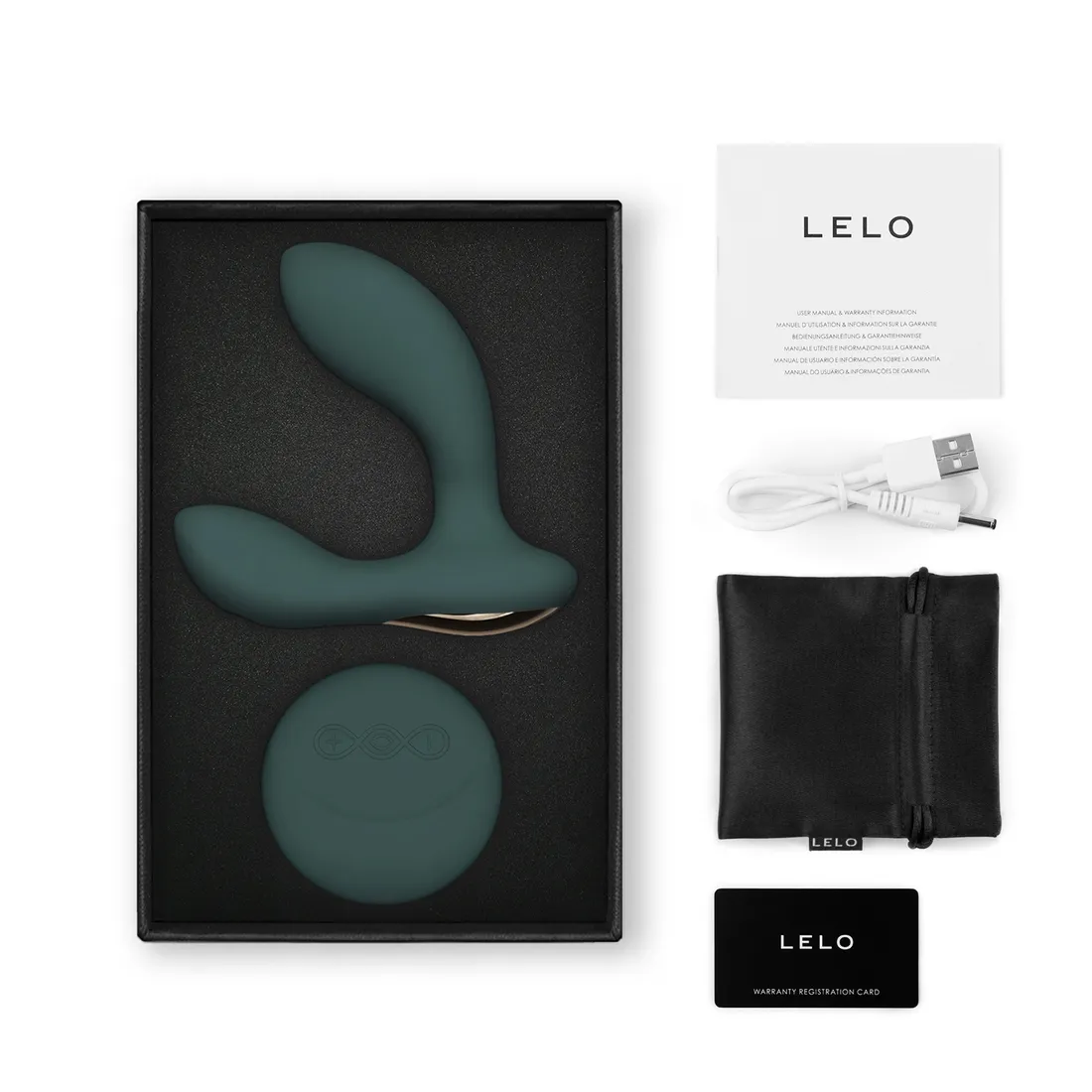 lelo-hugo-2-remote-green-stan-nowy