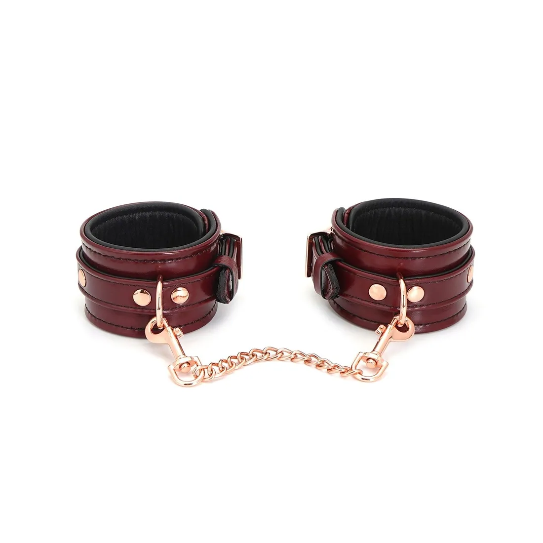 liebe-seele-kajdanki-wine-red-ankle-cuffs