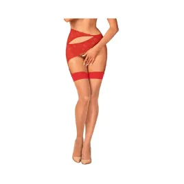 obsessive-s814-ponczochy-czarwone-s-m