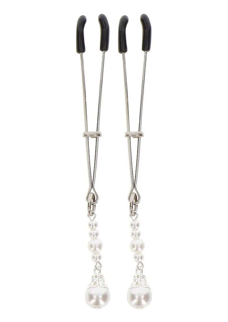 klamerki-taboom-tweezers-with-pearls-silver