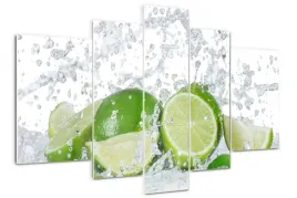 obraz-akrylowy-tryptyk-na-sciane-limonki-i-woda