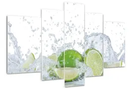 obraz-akrylowy-tryptyk-170x100-limonki-i-woda