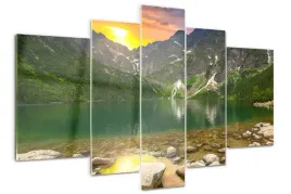 obraz-akrylowy-tryptyk-zdjecie-morskie-oko-tatry