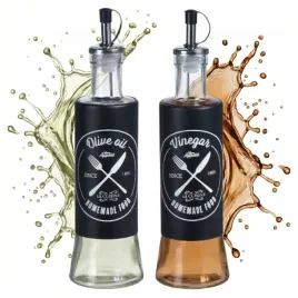 2x-butelka-na-oliwe-ocet-z-dozownikiem-szklana-pojemnik-300-ml-czarna