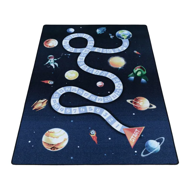 Dywan dziecięcy Kosmos do prania antypoślizgowy 120 cm x 170 cm certyfikat