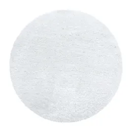 dywan-shaggy-poliestrowy-bialy-kolo-160-x-160