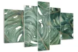 obraz-szklo-akrylowe-tryptyk-scienny-monstera