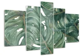 obraz-szklo-akrylowe-tryptyk-scienny-monstera