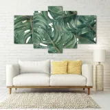 obraz-szklo-akrylowe-tryptyk-scienny-monstera-material-wykonania-inny