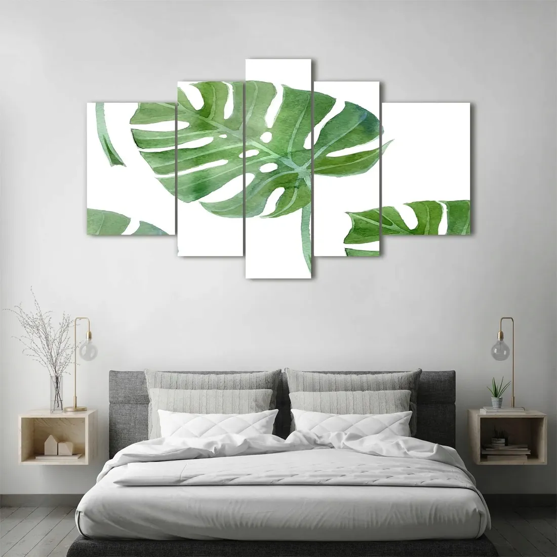 obraz-szklo-akrylowe-tryptyk-scienny-monstera