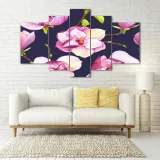 obraz-szklo-akrylowe-tryptyk-scienny-magnolia-material-wykonania-inny