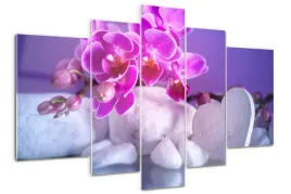 obraz-szklo-akrylowe-orchidea-i-serce