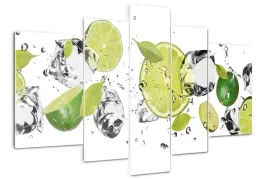 obraz-akrylowy-tryptyk-na-sciane-limonka-i-woda