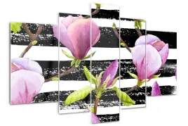 obraz-akrylowy-tryptyk-na-sciane-magnolia-paski