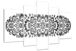 foto-obraz-akrylowy-duzy-tryptyk-ludowe-kwiaty