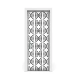 samoprzylepna-fototapeta-drzwi-okregi-wzor-retro