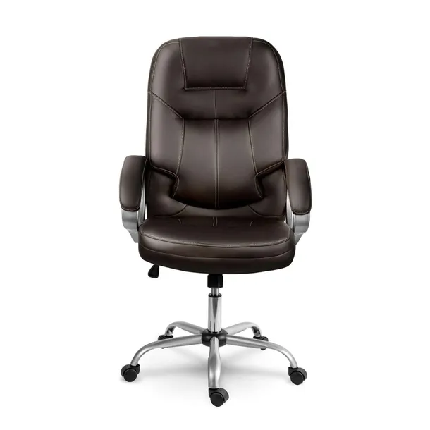 fotel-biurowy-obrotowy-sofotel-ciemny-braz-glebokosc-siedziska-40-cm