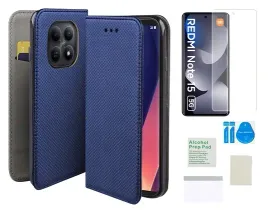 etui-z-klapka-do-xiaomi-redmi-note-15-5g-case-niebieski-folia-ochronna-tpu