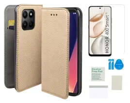etui-z-klapka-do-honor-400-smart-zloty-smart-magnet-case-folia-ochronna
