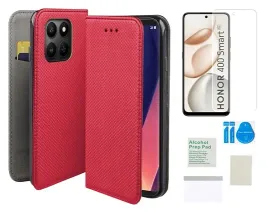 etui-z-klapka-do-honor-400-smart-czerwony-pokrowiec-case-folia-ochronna