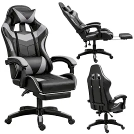 fotel-gamingowy-lean-obrotowy-biurowy-z-podnozkiem-poduszki-czarno-szary