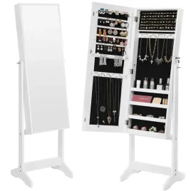 szafka-z-lustrem-na-bizuterie-stojaca-z-zamkiem-biala-organizer-zamykany