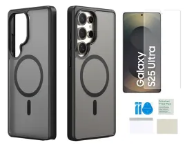etui-magsafe-do-samsung-galaxy-s25-ultra-matte-case-czarny-folia-ochronna