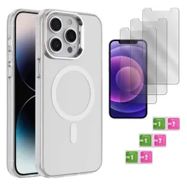 etui-do-iphone-12-magsafe-wzmacniane-matowy-case-kolory-szkla-3-sztuki
