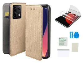 etui-z-klapka-do-xiaomi-redmi-note-13-pro-5g-zloty-magnet-folia-ochronna