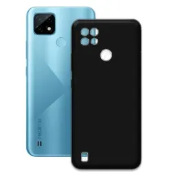 czarne-etui-do-realme-c21-matt-pokrowiec-case