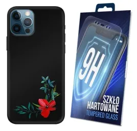 etui-czarne-matowe-do-iphone-12-obudowa-case-pokrowiec-szklo-na-ekran-9h