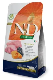 farmina-nandd-pumpkin-feline-lamb-and-blueberry-neutered-adult-300g