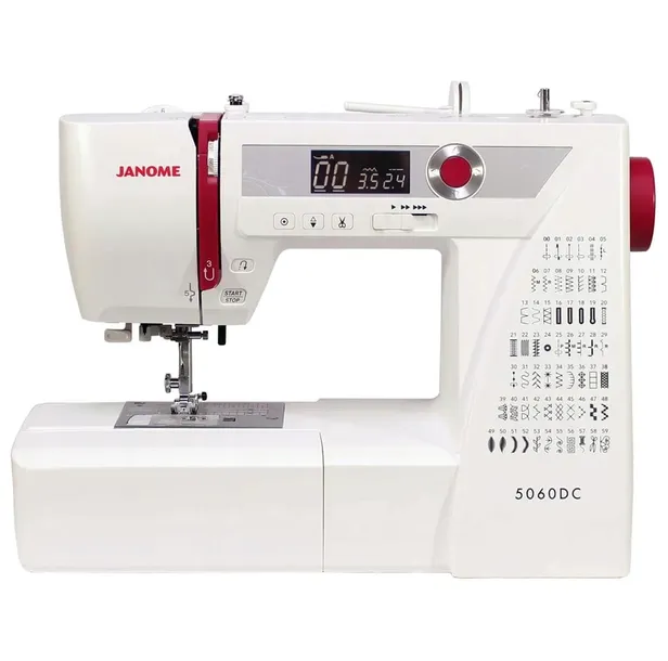 Maszyna do szycia komputerowa mocna Janome 5060DC + STOLIK