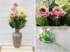 bukiet-sztuczny-roze-41-cm-rozowo-zielony-10-kwiatow-kny-107d