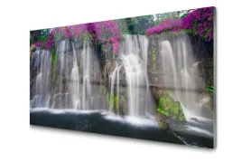 obraz-na-szkle-szklany-wodospad-natura-100x50