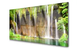 obraz-na-szkle-szklany-wodospad-natura-100x50
