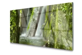 obraz-na-szkle-szklany-wodospad-natura-100x50