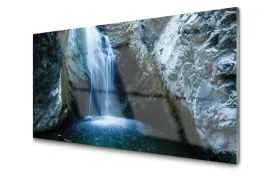 obraz-na-szkle-szklany-wodospad-natura-100x50