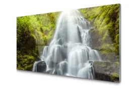 obraz-na-szkle-szklany-wodospad-natura-100x50