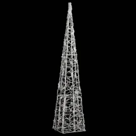 stozek-dekoracyjny-akrylowy-zimne-biale-led-90-cm