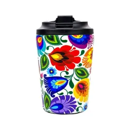kubek-termiczny-folk-350-ml-wzory-lowickie-bialy-folkstar