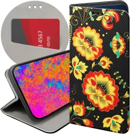 etui-z-klapka-do-xiaomi-redmi-12c-redmi-11a-poco-c55-wzory-folk-ludowe