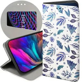 etui-do-xiaomi-redmi-12c-redmi-11a-poco-c55-wzory-zima-snieg-sniezynki