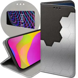 etui-do-xiaomi-redmi-12c-redmi-11a-poco-c55-wzory-szare-metallic-grey