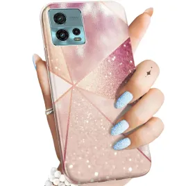 etui-do-motorola-moto-g72-wzory-rozowe-zloto-roz-obudowa-pokrowiec-case