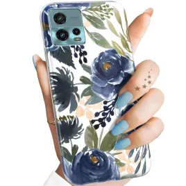 etui-do-motorola-moto-g72-wzory-kwiaty-kwieciste-flower-obudowa-pokrowiec